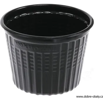 Vratná plastová miska Snack 520 ml ČERNÁ - Vratná plastová miska