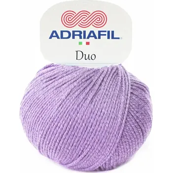 Příze Adriafil Duo 55 Světle fialová (Celoroční příze Duo Comfort Světle fialová)