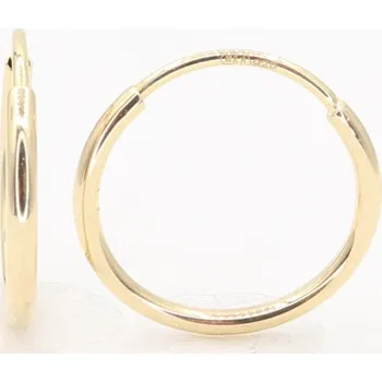 Náušnice Zlaté náušnice kruhy OE602 (585/1000) 0.7 g