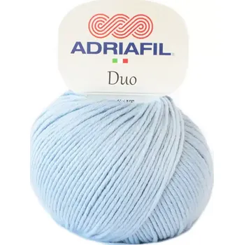 Příze Adriafil Duo 89 Baby modrá (Celoroční příze Duo Comfort baby modrá)
