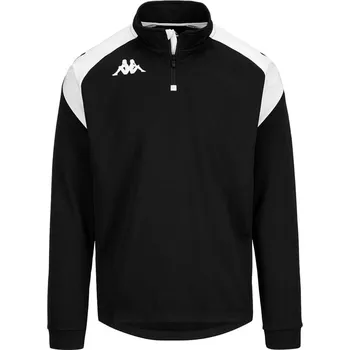 Chlapecká mikina KAPPA4FOOTBALL LOVATO mikina Jr černá-bílá 8Y