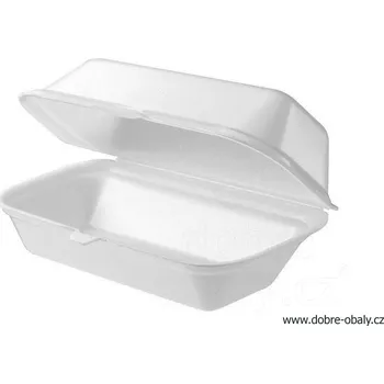 Jednorázové nádobí Menu box 1-dílný 185x155x70 mm XPS - Menu box 1-dílný 185x155x70