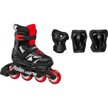 Kolečkové brusle Dětské kolečkové brusle Rollerblade Microblade Combo Black/Red EUR 36,5-40,5