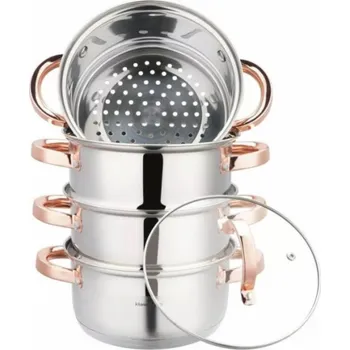 Klausberg KLAUSBERG PARNÍ HRNEC 5 DÍLŮ 18 cm KB-7727 RŮŽOVÉ ZLATO