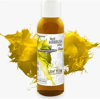 Potravinářské barvivo Food Colours airbrush barva tekutá Light Yellow (135 ml)