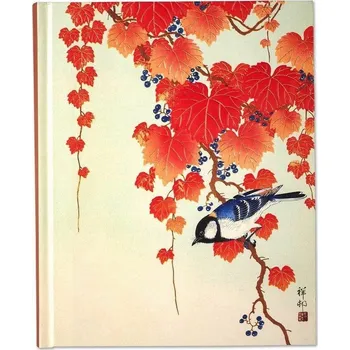 PP Zápisník velký - Červený břečťan a ptáček