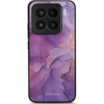 Pouzdro na mobilní telefon Lesklý kryt Mobiwear Glossy - Xiaomi 15 - G050G - Fialový mramor (Prémiové lesklé pouzdro, obal, kryt Mobiwear Glossy na mobil Xiaomi 15 - G050G - Fialový mramor, materiál Plast + TPU silikon - krytí po všech stranách, neošoupatelný potisk, tenké proveden
