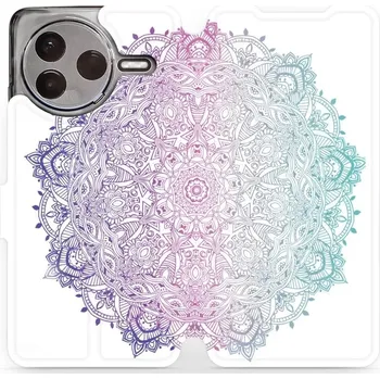 Pouzdro na mobilní telefon Flipové pouzdro Mobiwear - Xiaomi POCO F7 Pro 5G - M008S Mandala (Knížkové flip pouzdro, obal, kryt na mobil Xiaomi POCO F7 Pro 5G - M008S Mandala, materiál Umělá kůže + TPU - ochrana 360°, stojánek, silikonová vanička, magnetické zavírání)