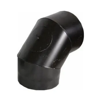 Kouřovod Kadan Třídílné svařované koleno 180/90 (K3S180/90)