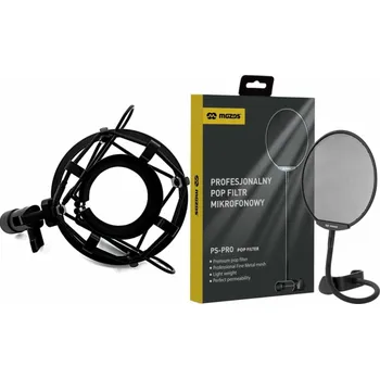 Mikrofon Mozos Mozos Shock SHM1 antivibrační košík + pop filtr pro mikrofon PS-PRO