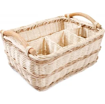 Příborník do zásuvky Ratanový košík s přihrádkami