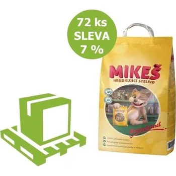 Podestýlka pro kočku MIKEŠ Standard hrudkující 10 kg (paleta 72 ks) % + Doprava ZDARMA