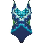 Dámské jednodílné plavky Naturana 73408 tmavě modré Barva: tmavě modrá, Velikost: 95D