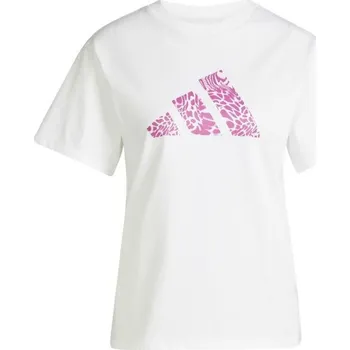 Dámské tričko Dámské triko adidas CAMO TEE XL Bílá, Růžová