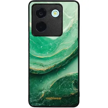 Pouzdro na mobilní telefon Lesklý kryt Mobiwear Glossy - Xiaomi POCO M7 Pro 5G - G023G - Zelený mramor (Prémiové lesklé pouzdro, obal, kryt Mobiwear Glossy na mobil Xiaomi POCO M7 Pro 5G - G023G - Zelený mramor, materiál Plast + TPU silikon - krytí po všech stranách, neošoupatelný)