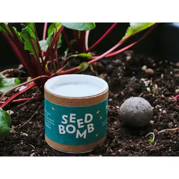 Jedlá dekorace na dort Kokoza Seedbomba Jedlý truhlík (1 ks)