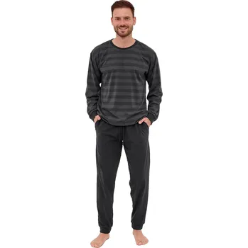 Pánské pyžamo CORNETTE 117/280 LOOSE 15 grafitová S 0