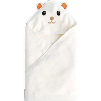 Zavinovačka Teplá fleecová zavinovačka s kapucí pro miminka | dětská osuška, kojenecký župan - 10