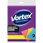Houbové utěrky Vortex pro mokré čištění 18x18cm, 3 ks