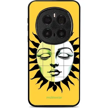 Pouzdro na mobilní telefon Lesklý kryt Mobiwear Glossy - Honor Magic7 Pro 5G - G056G Tvář slunce (Prémiové lesklé pouzdro, obal, kryt Mobiwear Glossy na mobil Honor Magic7 Pro 5G - G056G Tvář slunce, materiál Plast + TPU silikon - krytí po všech stranách, neošoupatelný potisk, tenk