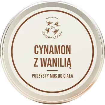 Tělový krém Mydlarnia Cztery Szpaki Cynamon&Wanilia mousse na tělo, 150 ml