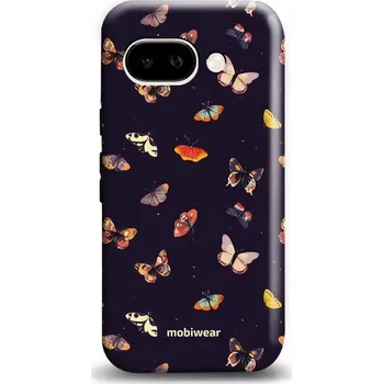 Pouzdro na mobilní telefon Odolný obal Mobiwear Elite Pro - Google Pixel 9A - EP78E Barevní motýlci (Odolné pouzdro, obal kryt Mobiwear Elite Pro - maximální ochrana mobilu Google Pixel 9A, zesílené hrany, přesné výřezy, pohodlné držení, odolná grafika, kvalitní materiály)