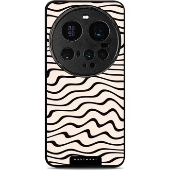 Pouzdro na mobilní telefon Lesklý kryt Mobiwear Glossy - Xiaomi 15 Ultra - GA62G Vlnky na béžové (Prémiové lesklé pouzdro, obal, kryt Mobiwear Glossy na mobil Xiaomi 15 Ultra - GA62G Vlnky na béžové, materiál Plast + TPU silikon - krytí po všech stranách, neošoupatelný potisk, tenk