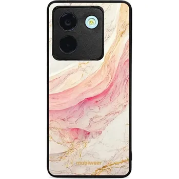 Pouzdro na mobilní telefon Lesklý kryt Mobiwear Glossy - Xiaomi POCO M7 Pro 5G - G027G - Růžový a zlatavý mramor (Prémiové lesklé pouzdro, obal, kryt Mobiwear Glossy na mobil Xiaomi POCO M7 Pro 5G - G027G - Růžový a zlatavý mramor, materiál Plast + TPU silikon - krytí po všech)