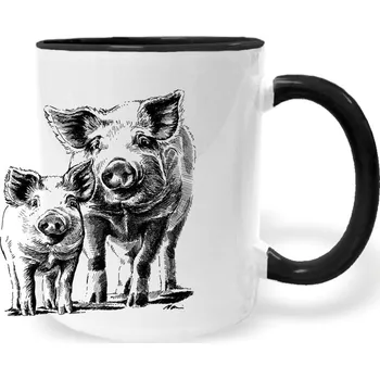 Hrnek - Chov prasat - selat Barva: Černá