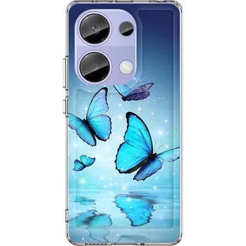 Pouzdro na mobilní telefon Kryt Xiaomi Redmi Note 13 Pro Image pevný Modří motýlci (obal neboli pouzdro na Xiaomi Redmi Note 13 Pro)