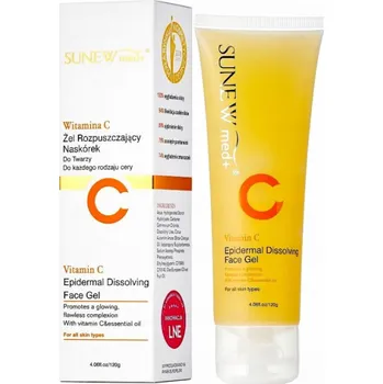 Masážní přístroj Sunewmed+ Gel rozpouštějící epidermis s vitamínem C 120ml