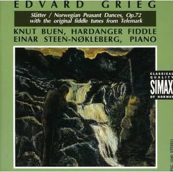 Zahraniční hudba CD Edvard Grieg: Slåtter / Norwegian Peasant Dances, Op.72 With The Original Fiddle Tunes From Telemark 2009