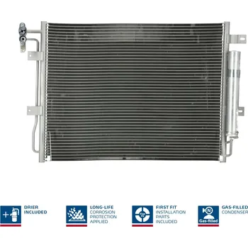 Výparník klimatizace Kondenzátor, klimatizace NISSENS 940406