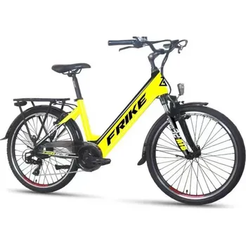 Elektrokolo FRIKE Basic City 288 Wh 26" žluté/černé 2024 16"