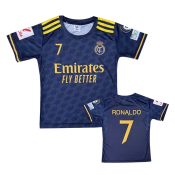Fotbal Numberoplus Premium dětský fotbalový dres tričko Real Madrid FC - Cristiano Ronaldo CR7 Velikost: 12 roky (vel.146)