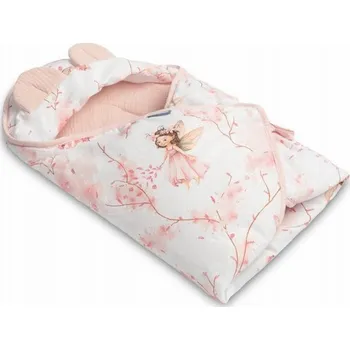 Spacák Sensillo mušelínová ohřívací podložka na autosedačku - růžová