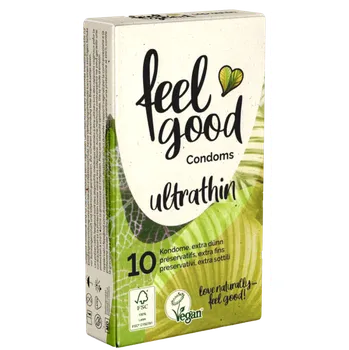 Kondom feelgood «ultrathin» vegan, ultra-thin and ultra-delicate condoms 10 pcs