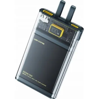 Powerbanka WEKOME Powerbanka 10 000 mAh Super Charging s vestavěným USB-C a Lightning PD 20W + QC 22,5W kabelem