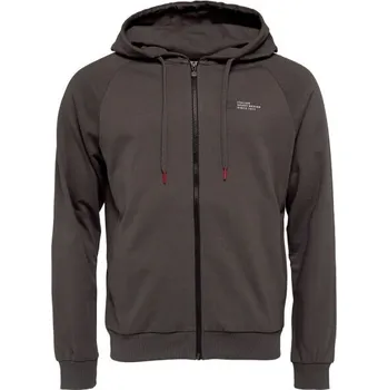 Pánská mikina Pánská mikina Lotto LOGO UNO HOODIE L Tmavě šedá, Bílá