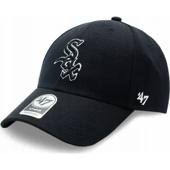 Kšiltovka 47brand Kšiltovka MLB Chicago White Sox B-MVPSP06WBP-BK Černá Jedna velikost