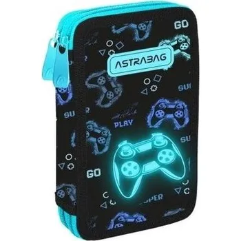 Set školních potřeb Piórnik podwójny bez wyp Astrabag Go Playing ASTRA