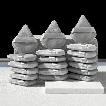 Make-up Sada makeup houbiček pro snadné nanášení make-upu | kosmetická pomůcka, aplikační houbička - 15 ks šedého papíru