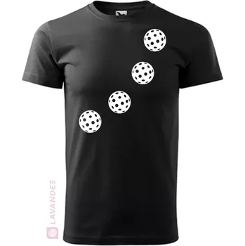 Pánské tričko Florbal, pánské, černá, 4XL (Pánské tričko na florbal)