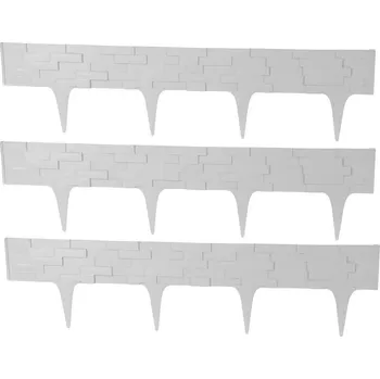 Zahradní obrubník Palisáda StonePalisade L-2,37m, grafit, bal. 3 ks, 790x95/200 mm, UV