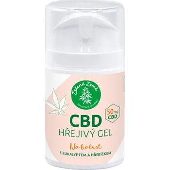 Masážní přípravek CBD Hřejivý gel