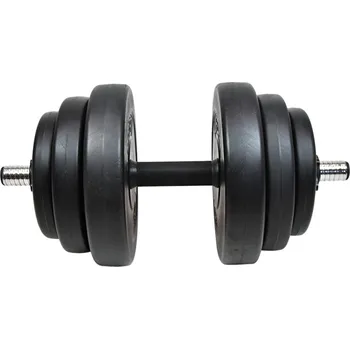 Činka nakládací LIFEFIT® jednoruční 18 kg, vinyl-cement, 30mm tyč/6x kotouč