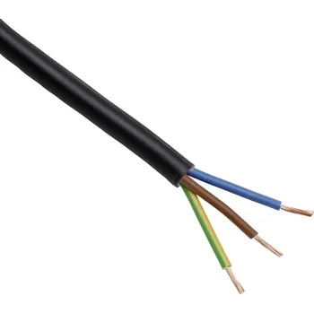 elektrický kabel Kabel CYSY H05VV-F 3Gx0,75 Prysmian, černý
