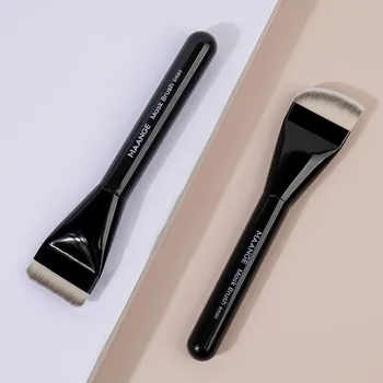 Kosmetický štětec Sada 2 ks štětců na makeup pro ženy a masku | štětec na makeup, kosmetická sada - Černý