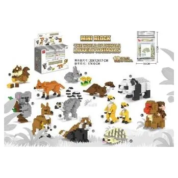 Klocki zwierzęta MIX