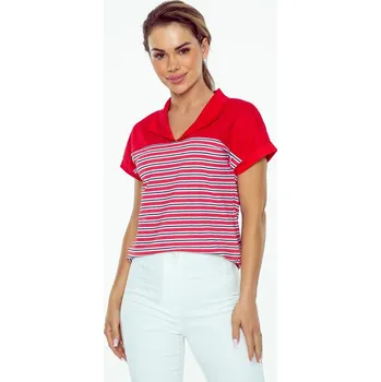 Dámská halenka Eldar halenka Tatina - červená, S (Dámská halenka s krátkým rukávem)